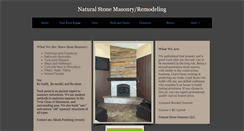 Desktop Screenshot of naturalstonemasonry.com